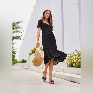 Size Large Free people Frances MIDI dress.  Sold out on website.  Excellent cond